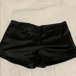Forever 21 Black Satin shorts!